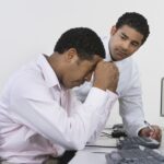 disappointed analytics user with concerned analytics stakeholder