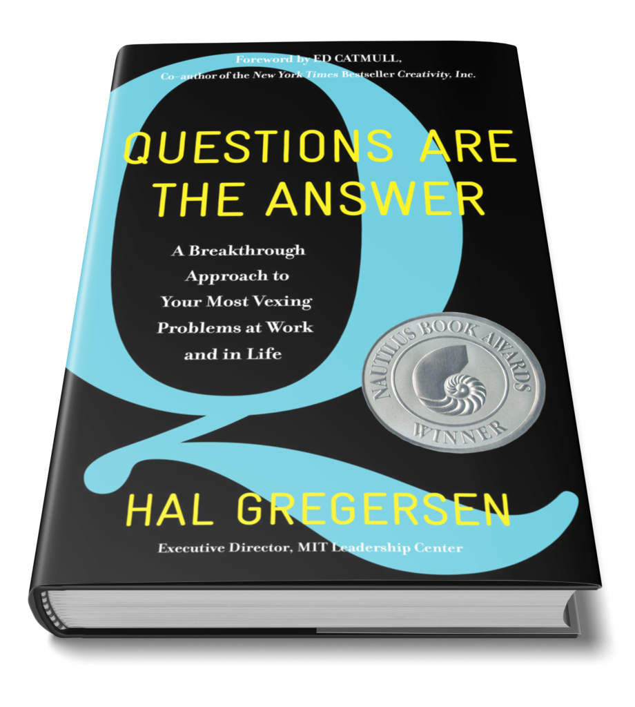 Cover of Questions are the Answer, a book by Hal Gregersen